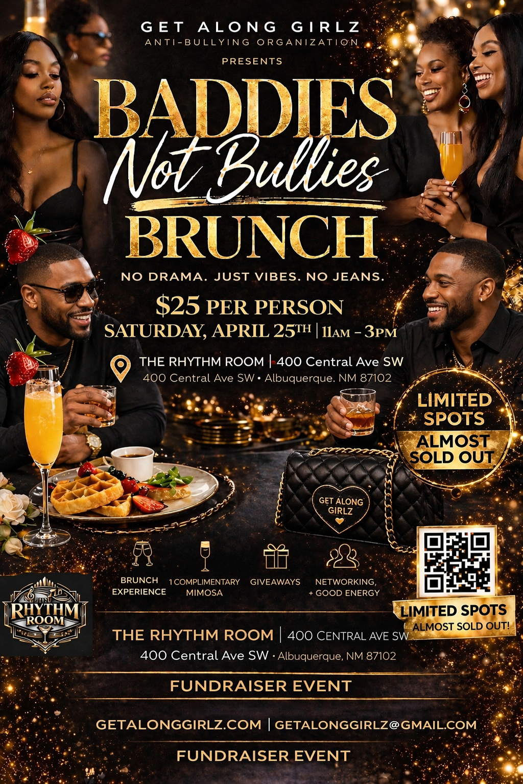 Fundraiser Brunch Event flyer